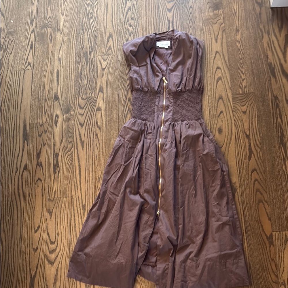Anthropology Mauve Midi Dress